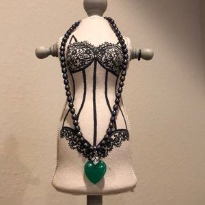 Pearl and Jade Necklace